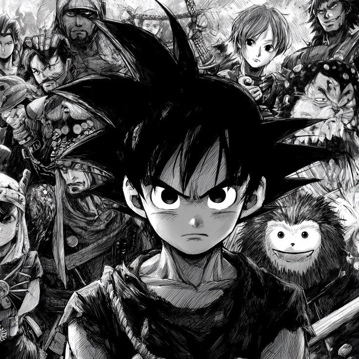 Beispielhafte Darstellung eines Shonen Manga