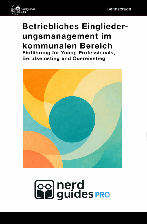 Schritt für Schritt erfahren Sie, wie Kommunen rechtliche Vorgaben umsetzen, welche organisatorischen Abläufe sich bewährt haben und wie Sie Beschäftigte beim Wiedereinstieg wirksam unterstützen. Anhand konkreter Fallbeispiele aus der Praxis wird gezeigt, wie BEM-Gespräche strukturiert, Datenschutz gewahrt und alle Beteiligten eingebunden werden können. Auch typische Stolpersteine werden beleuchtet und Lösungen vorgestellt. Der Ratgeber richtet sich an Berufseinsteigerinnen und -einsteiger im Personalwesen, an junge Fachkräfte sowie an Quereinsteiger, die im kommunalen Umfeld Verantwortung für Gesundheit und Integration von Mitarbeitenden übernehmen. Sachlich, klar und lösungsorientiert vermittelt er das notwendige Handwerkszeug für ein erfolgreiches Eingliederungsmanagement.